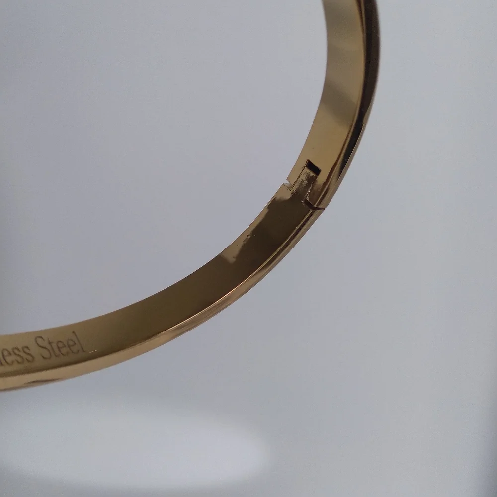 Gold Lock Charm Bracelet With 14K Plate Lock Charm Ring Set